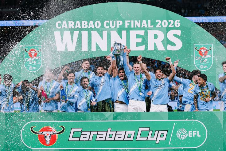 Manchester City beat Arsenal 2-0 to win Carabao Cup at Wembley