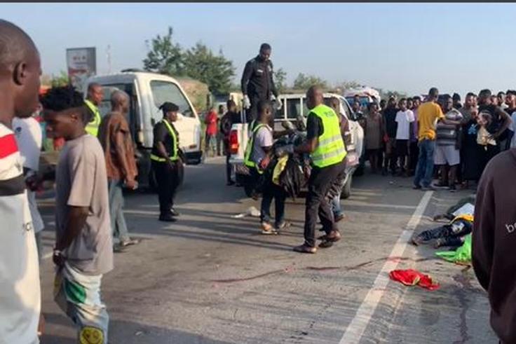 13 feared dead, several injured in gory accident on Accra–Kumasi highway