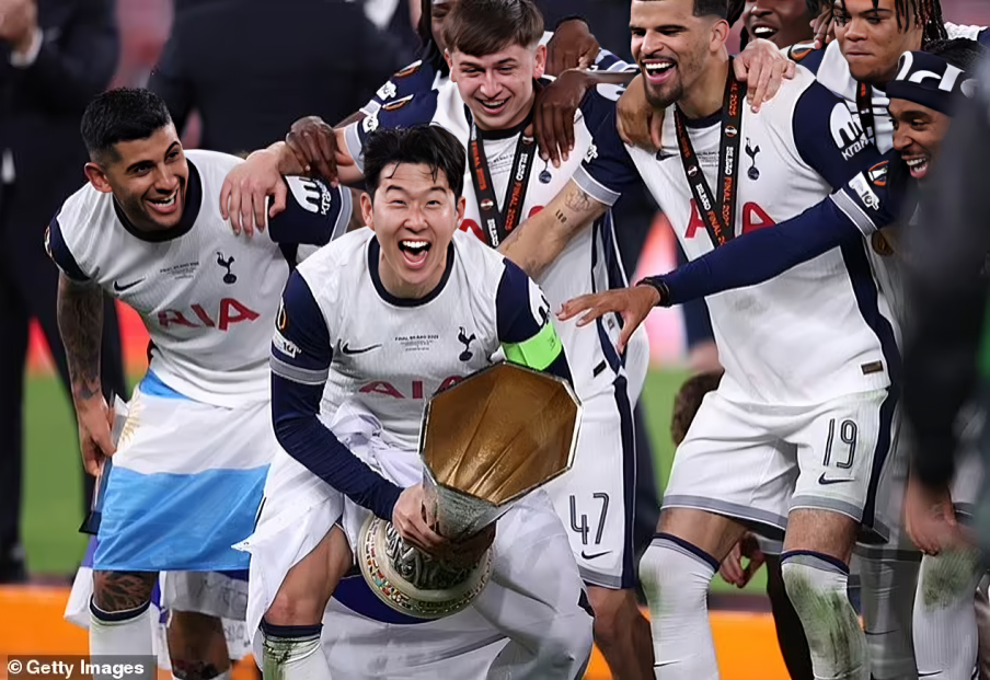 Why Son, other Tottenham stars didn’t receive medals after Europa League victory