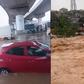 Cars and kiosks swept away by heavy rains as perennial floods in Accra strike again (videos)