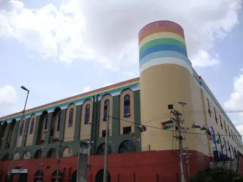The largest church auditorium outside Africa is the Temple of the Glory of God in São Paulo, Brazil.