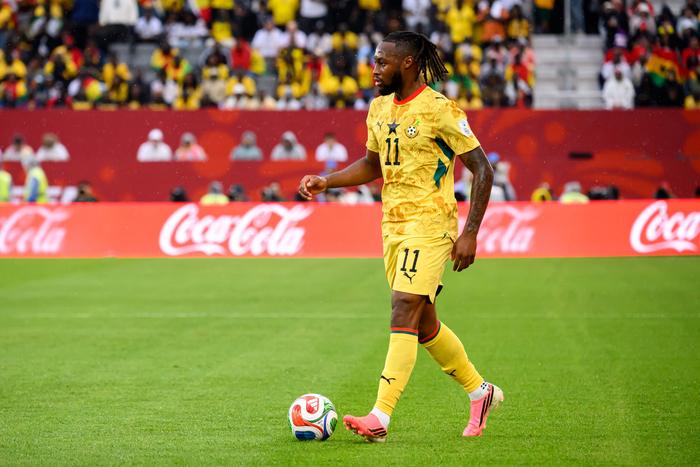 ANTOINE SEMENYO (11) controls the ball during the FIFA World Cup, WM, Weltmeisterschaft, Fussball 2026 Group L match between Panama and Ghana at Toronto Stadium. | IMAGO