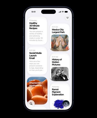 Introducing the Siri app. A dedicated app brings together all your conversations in one place, so you can ask a question on your iPhone and pick up where you left off on your iPad.