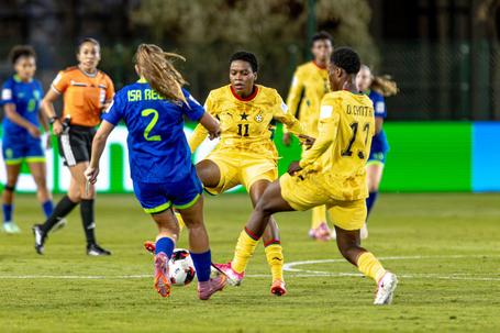 FIFA U-17 Women’s World Cup: Black Maidens stage dramatic comeback against Brazil as Priscilla Mensah rescues point