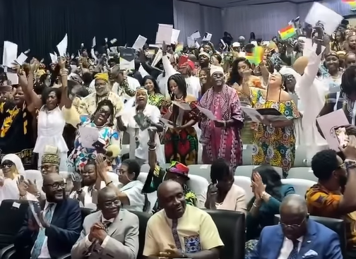 Ghana grants citizenship to 524 African Americans, Caribbean people of African descent