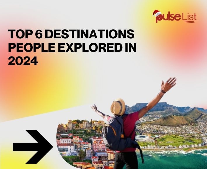 Here are top 6 destinations people explored in 2024