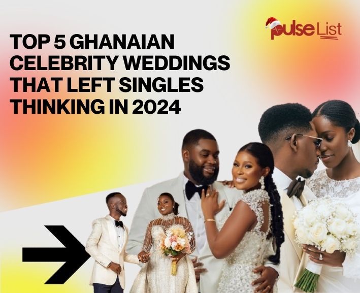 Top 5 Ghanaian celebrity weddings that left singles thinking