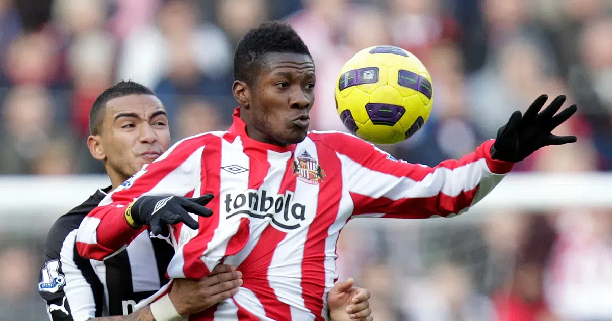 I was fulfilled to play in the Premier League - Asamoah Gyan reveals