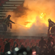 Red Star vs Partizan derby suspended after fire breaks out in stands
