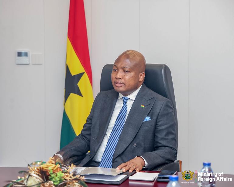 Minister for Foreign Affairs, Honourable Samuel Okudzeto Ablakwa (MP). Image source: web.facebook.com/mfarighana/photos