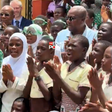 Mahama shares heartwarming moment singing with Sawla school children during Resetting Ghana tour (video)