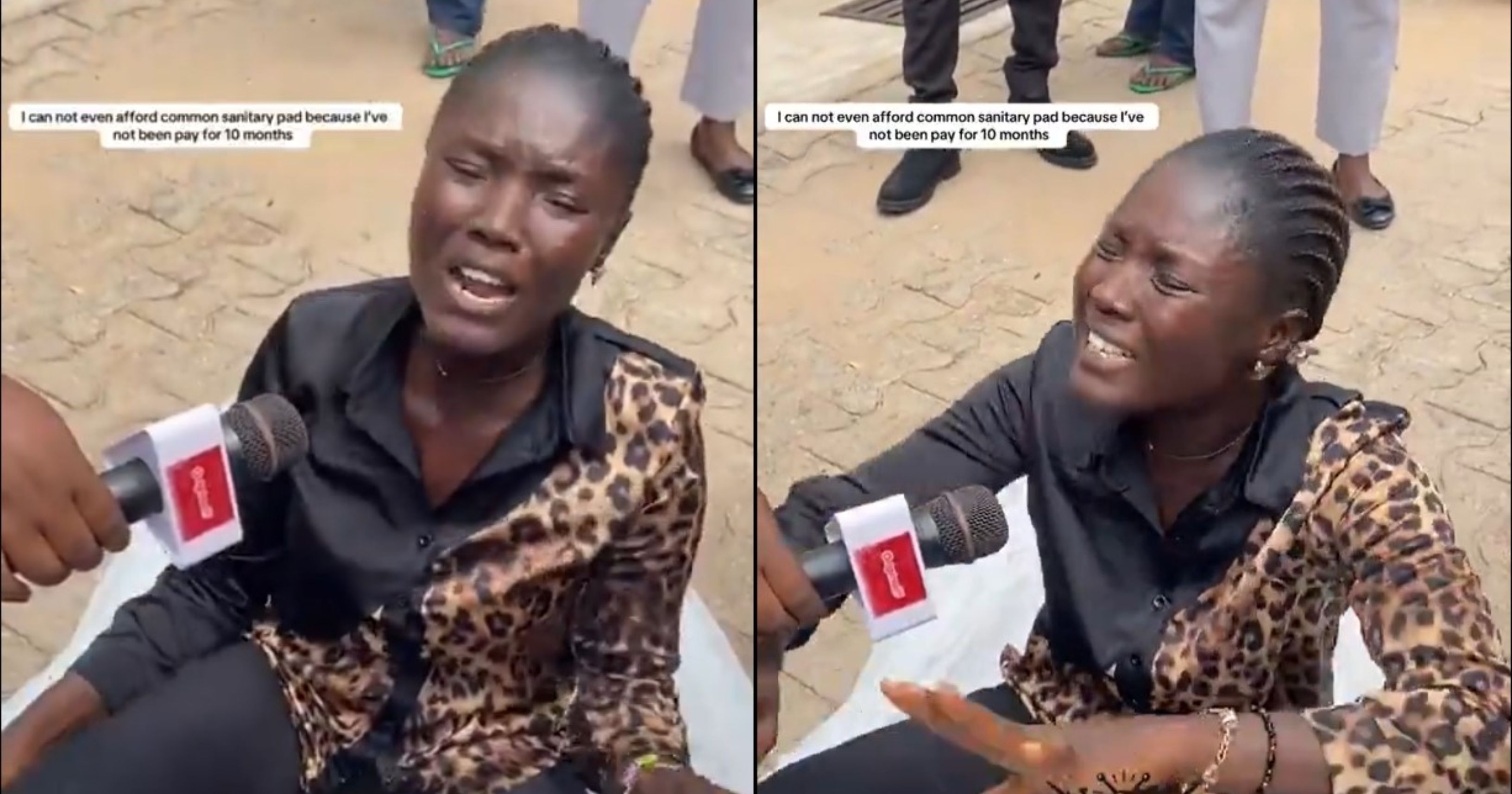 Trained teacher breaks down in tears, laments hardship over 10-month salary arrears (video)