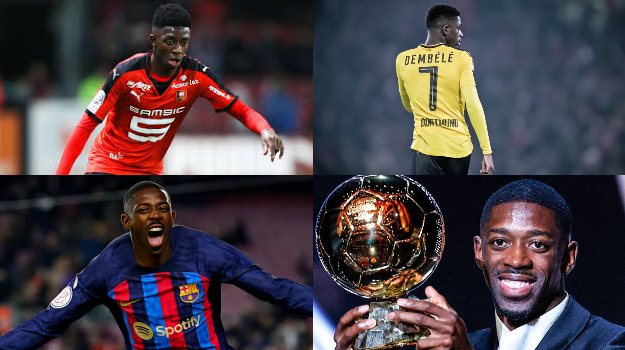 How Ousmane Dembélé rose to become Ballon d’Or winner