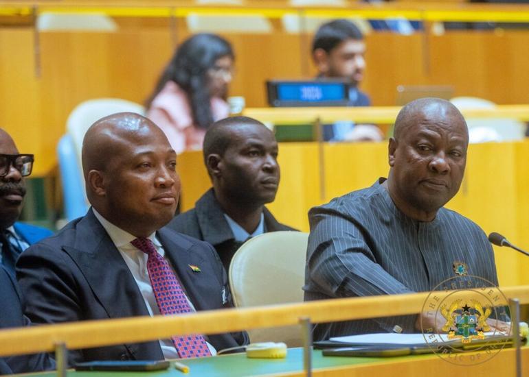President John Mahama and Foreign Affairs Minister, Samuel Okudzeto Ablakwa