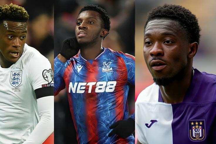 Eddie Nketiah, Callum Hudson-Odoi and Francis Amuzu