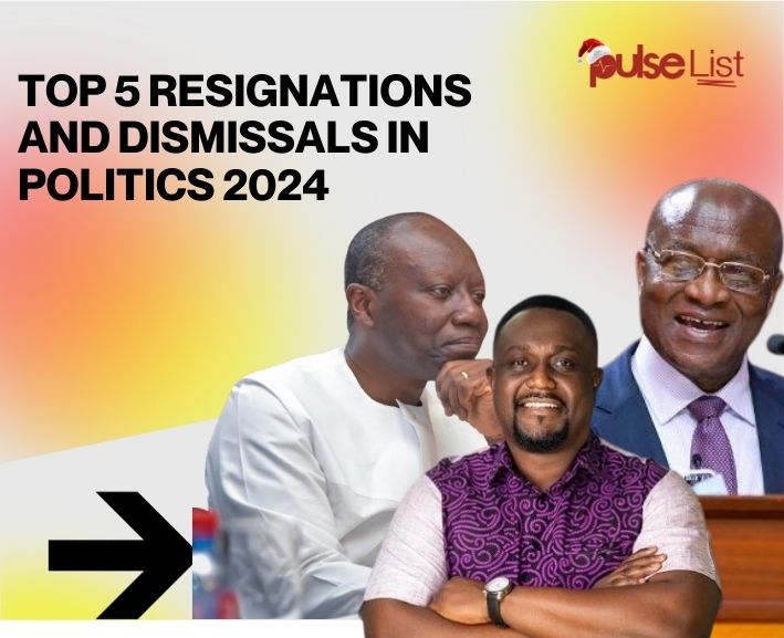 Top 5 resignations or dismissals in politics 2024