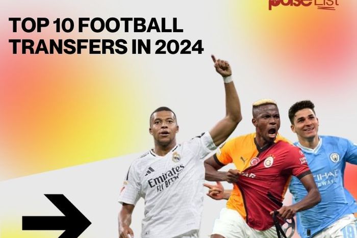 Top 10 football transfers in 2024