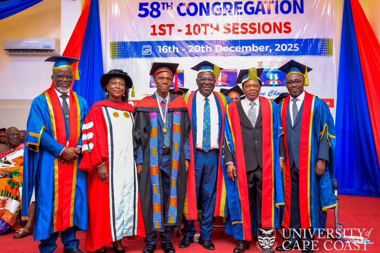 81-year-old father of UCC Acting Vice-Chancellor bags MBA: 'I’m excited my son is graduating me'