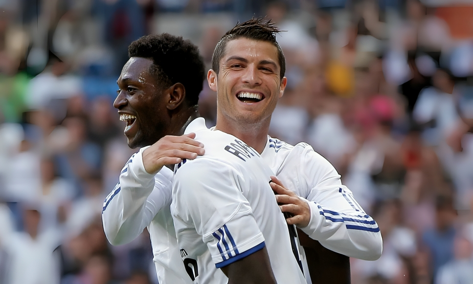 Adebayor recalls how Ronaldo beat him to Madrid training despite arriving 2 hours early