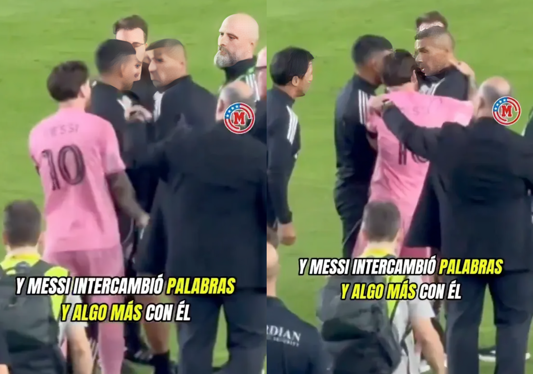 Messi angrily hooks coach by neck, confronts referee in heated match (Video)