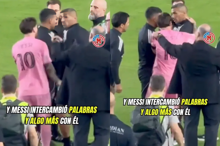 Messi angrily hooks coach by neck, confronts referee in heated match (Video)
