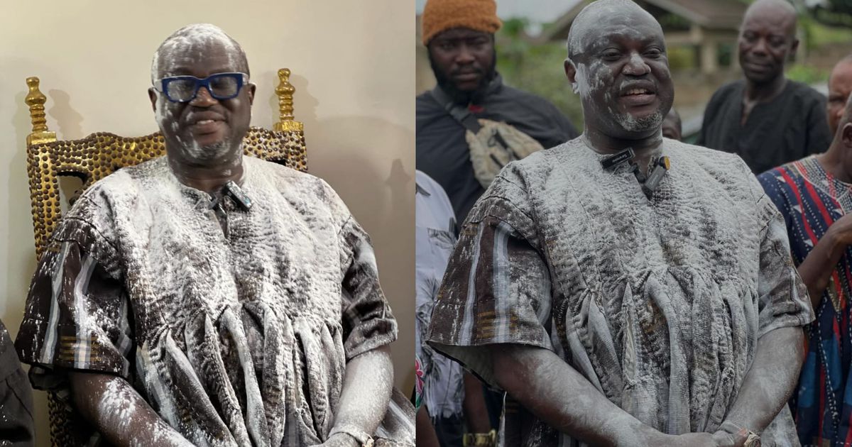Ghanaian actor, Mikki Osei Berko enstooled as chief in Adamorobe
