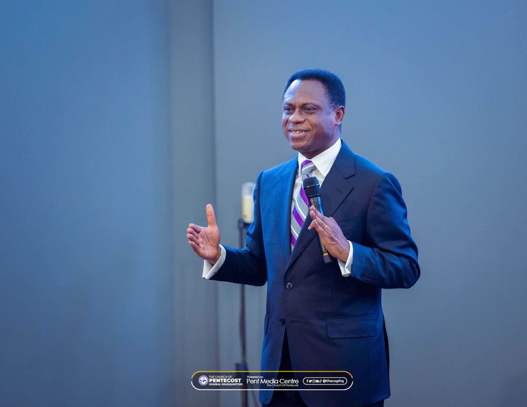 Chairman of the Church of Pentecost, Apostle Eric Nyamekye image via web.facebook.com/thecophq/photos