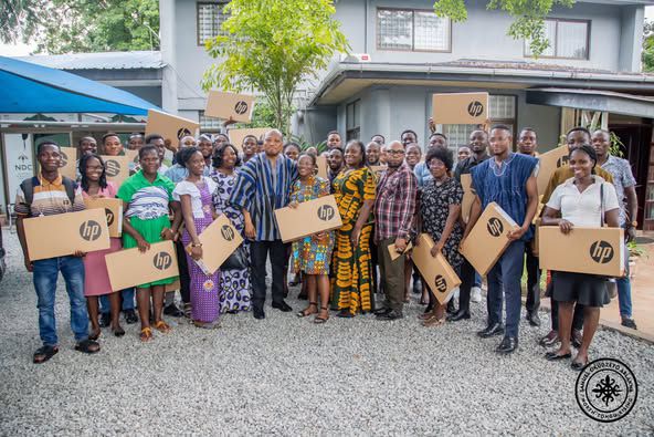 Ablakwa gifts 36 laptops to teachers for accepting postings to rural areas in North Tongu