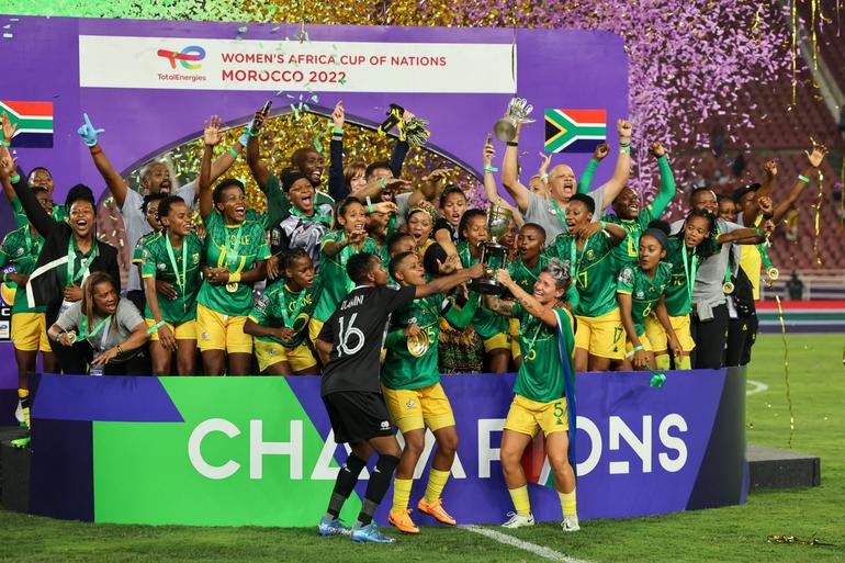 South Africa lift WAFCON trophy on historic night – Her Football Hub