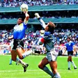Image of the 'Hand of God' moment