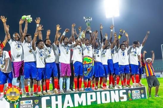 2025: Hearts of Oak wins Democracy cup