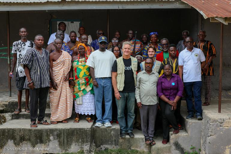 26.6% of expected births in Ghana not registered as Kuami Eugene joins UNICEF outreach