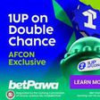 betPawa launches 1UP on Double Chance exclusively for AFCON