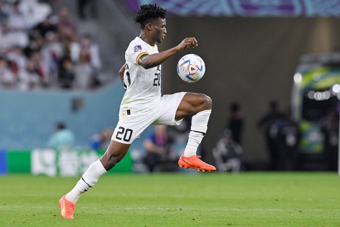 Mohammed Kudus at the 2022 FIFA World Cup