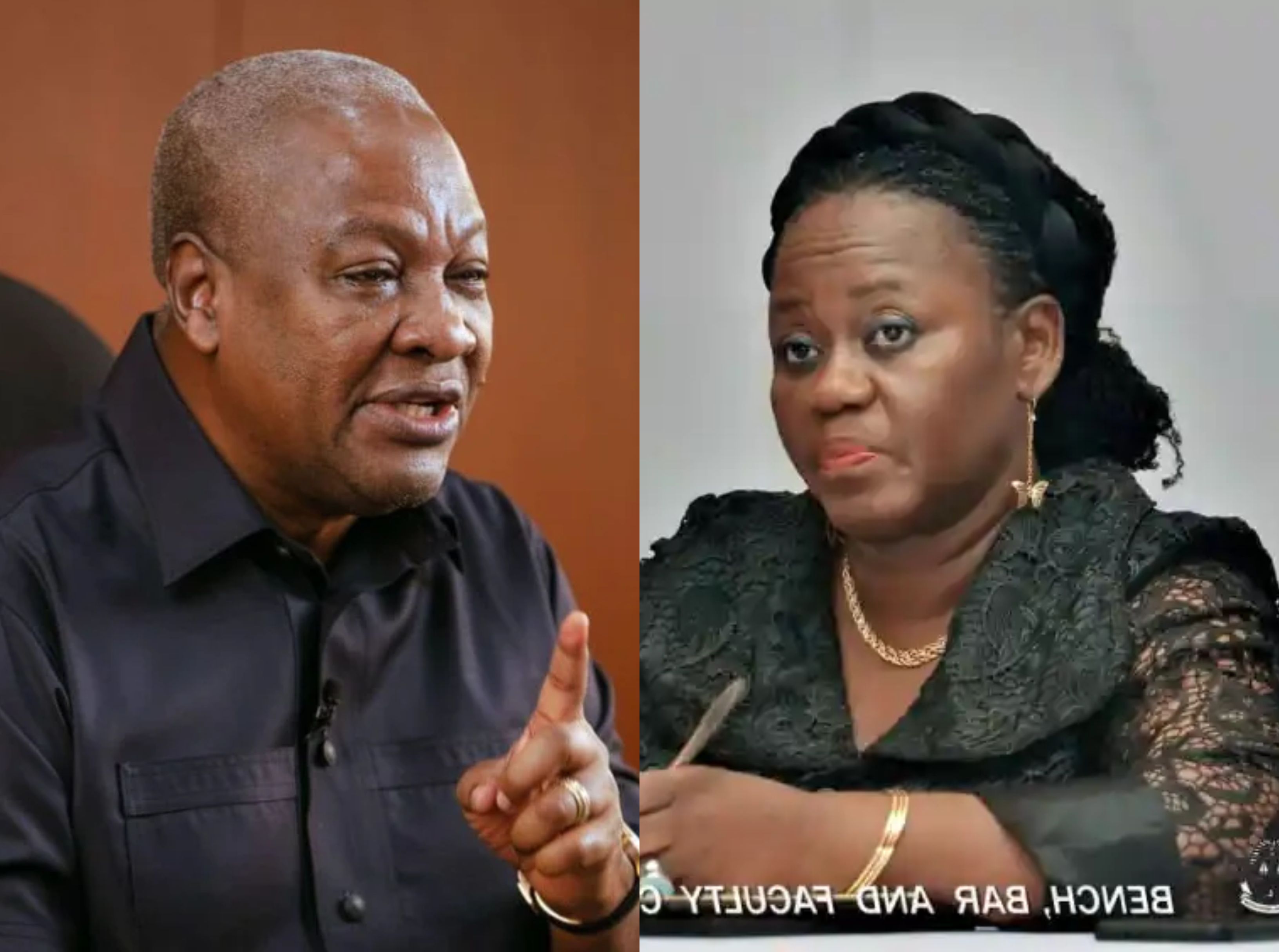 Chief Justice Gertrude Torkonoo faces sack as Pres. Mahama reviews 3 petitions