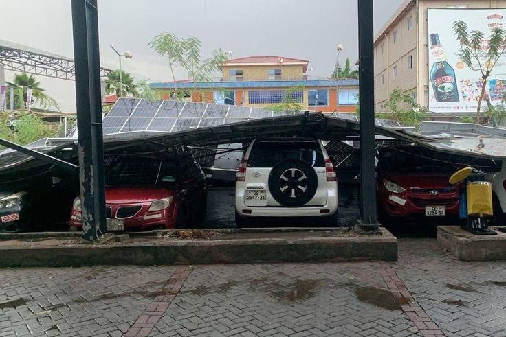 Multiple cars smashed as roof of A&C mall car park collapses after heavy rainstorm