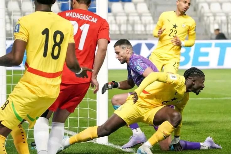 Ghana player rating vs Madagascar: Benjamin Asare 8/10, Partey 9/10, Semenyo average