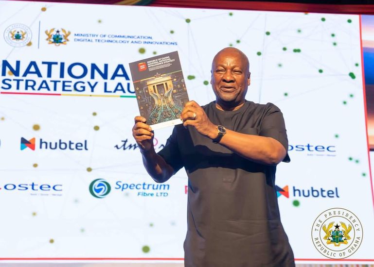 President John Dramani Mahama launches of the National Artificial Intelligence Strategy on Friday April, 2026