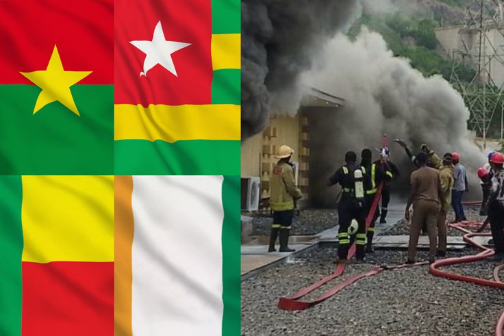 Major power setback for 4 West African countries as Ghana suspends electricity exports after Akosombo fire