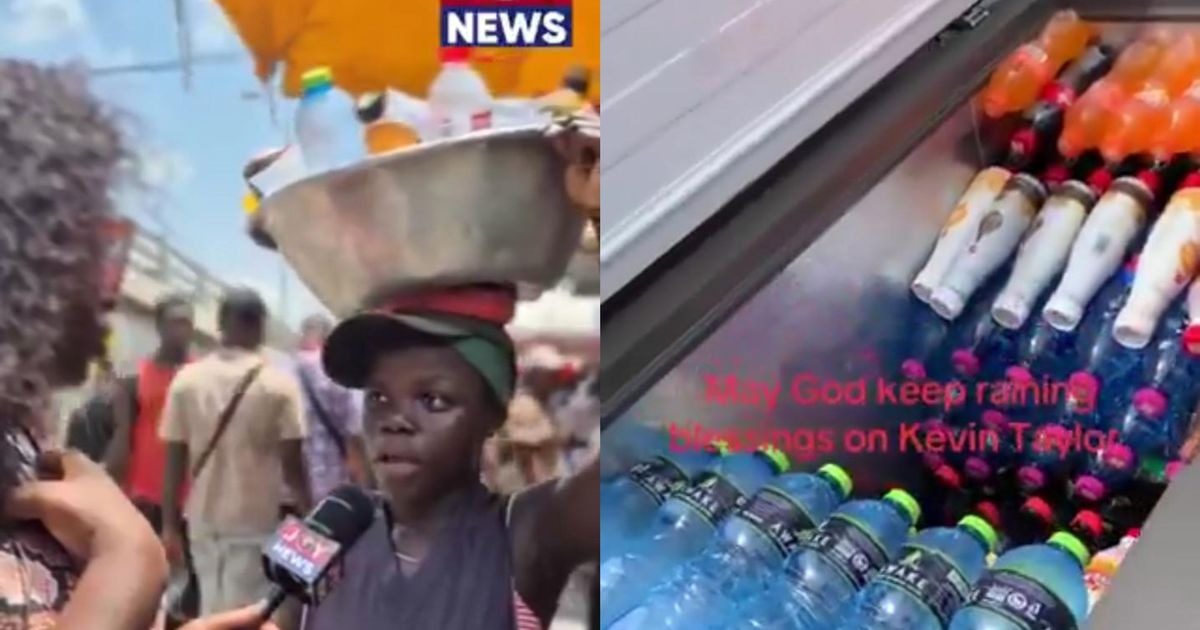 Viral pure water seller earns praise after using Kevin Taylor’s GH¢5,000 gift to stock her fridge (video)