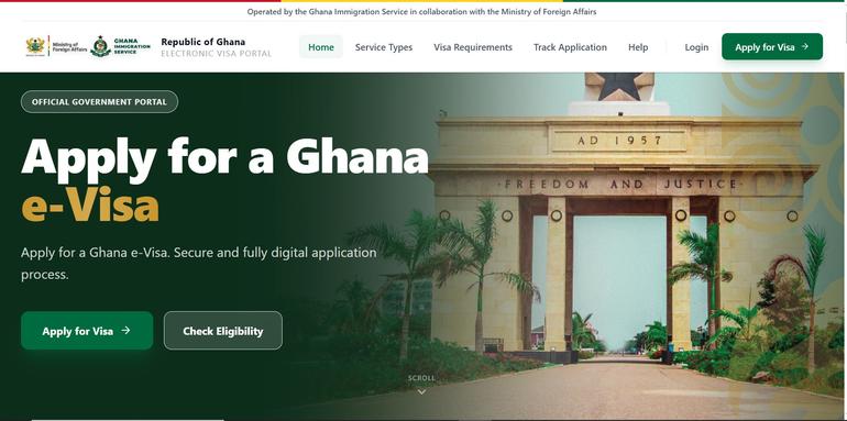 The official application portal is now live through the Ghana Immigration Service
