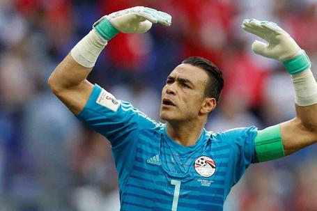 Essam El-Hadary at the 2018 FIFA World Cup hosted by Russia | Getty Images