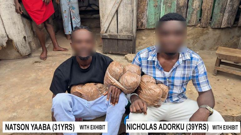 Police arrest 13 suspected drug peddlers in major crackdown in Kumasi