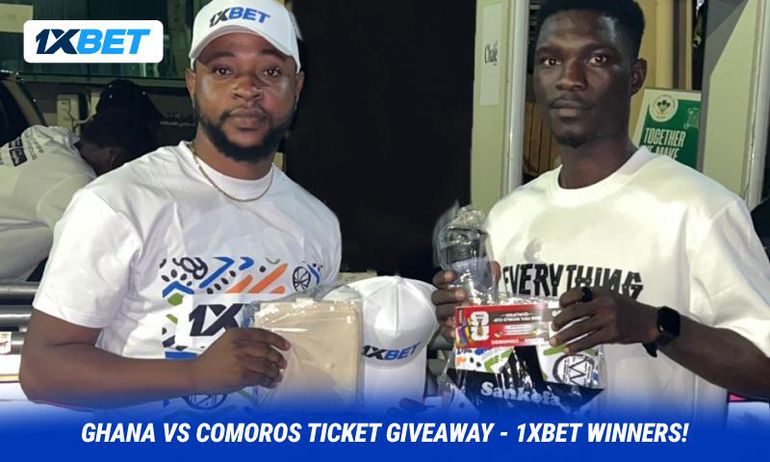 Fan Pass Contest Winners: 1xBet Sends Two Fans to Ghana vs Comoros Match!