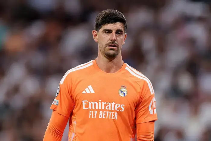 Real Madrid goalkeeper Thibaut Courtois