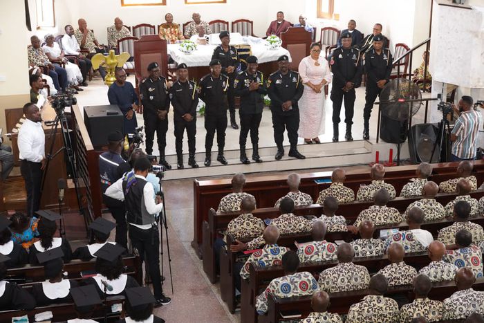 IGP and police commanders worship with churches nationwide ahead of December 7 elections