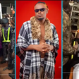 Ghanaian musician causes stir after arriving on stage on a stretcher from an ambulance