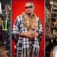 Ghanaian musician causes stir after arriving on stage on a stretcher from an ambulance