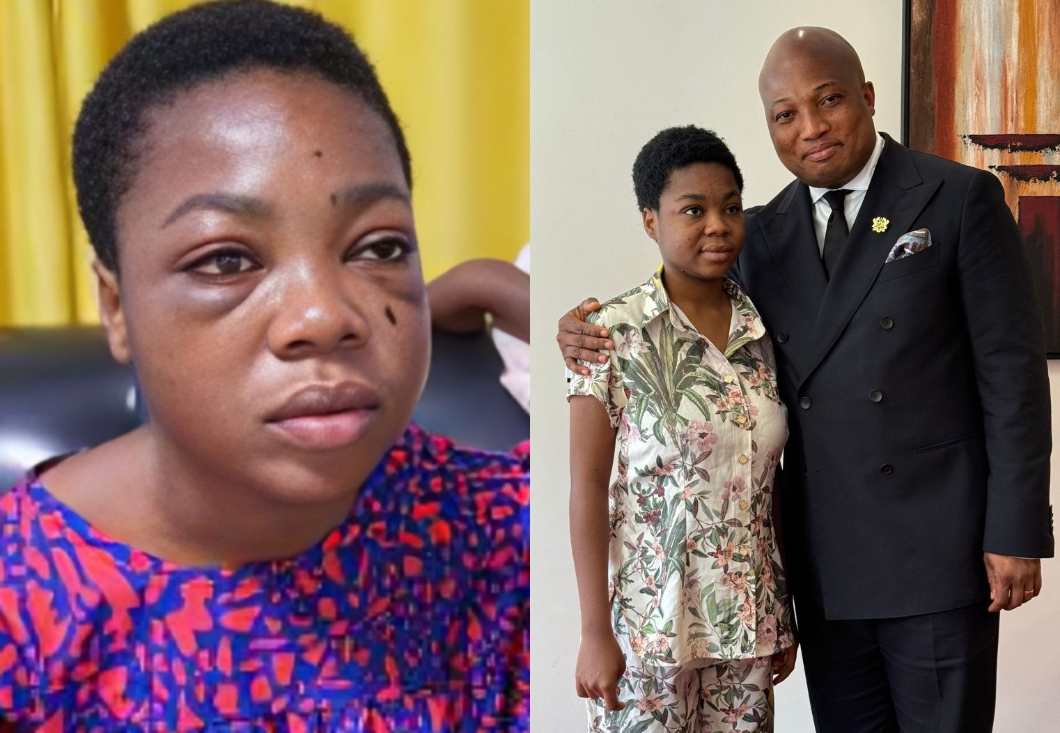 Ablakwa visits Suzy Pinamang in London, provides update on her eye injury treatment