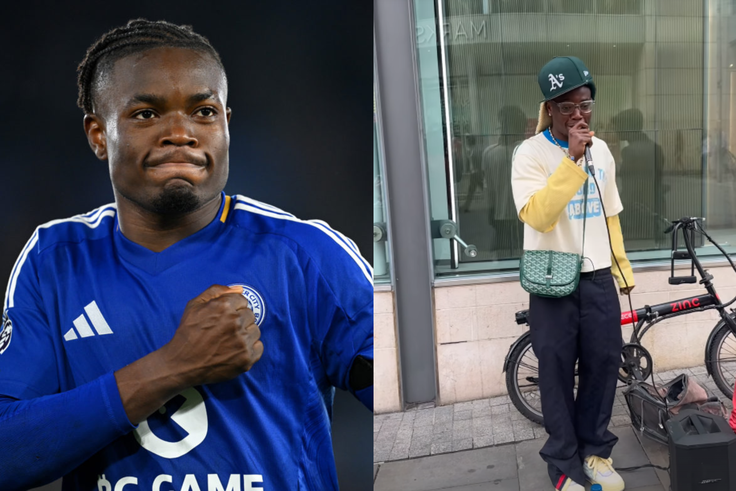 Black Stars winger Fatawu Issahaku raps on street to raise money for needy (Video)
